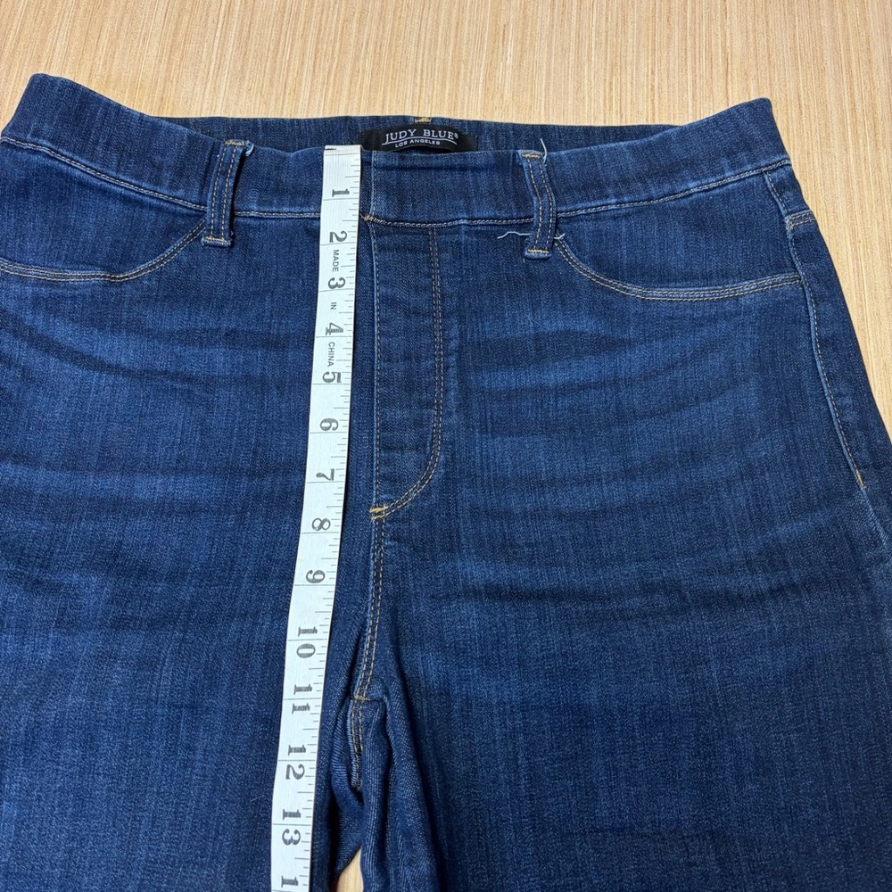 Judy Blue High Rise Pull On Skinny Jegging Jeans Womens 16W Dark Wash - Picture 5 of 10
